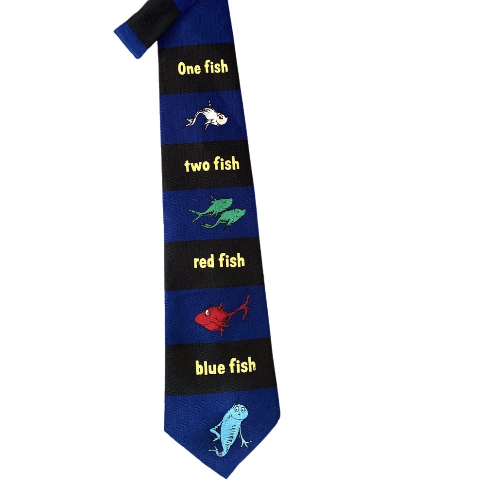 Dr. Suess Necktie One Fish Two Fish